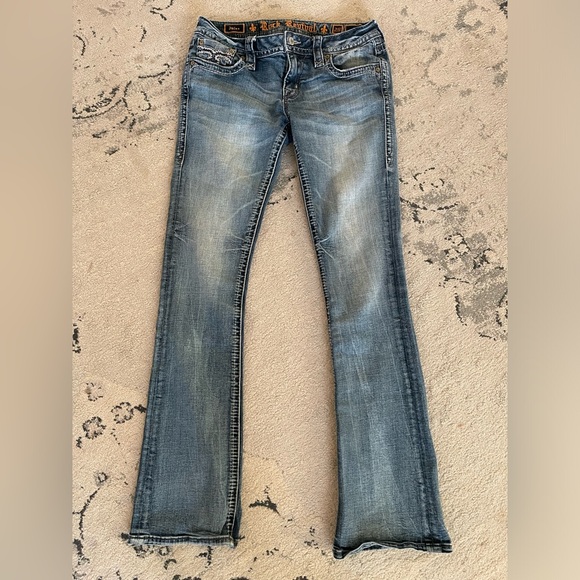 Rock Revival Boot Denim Jeans Sz 29R - Picture 1 of 9